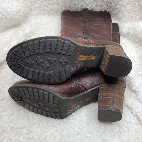 Timberland Earthkeepers Waterproof Leather Mid Calf Pull-on Boots sz 8.5 - Picture 5 of 9